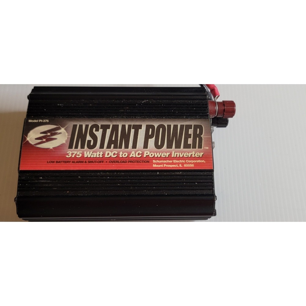 Schumacher instant power inverter 375 watt dc to ac Great To Have On Hand Nice
